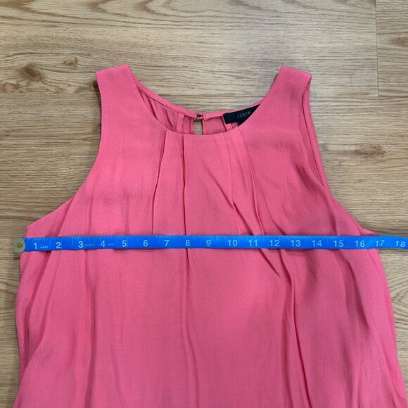 Jcrew Women's Sleeveless Tiered Top Size 2 - Picture 7 of 8